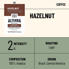 Flavia Alterra Hazelnut Freshpack preparation illustrates quick, mess-free flavor experience.