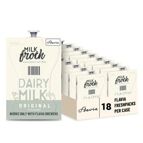 Flavia Alterra Real Milk Froth original pack for easy at-home latte foam