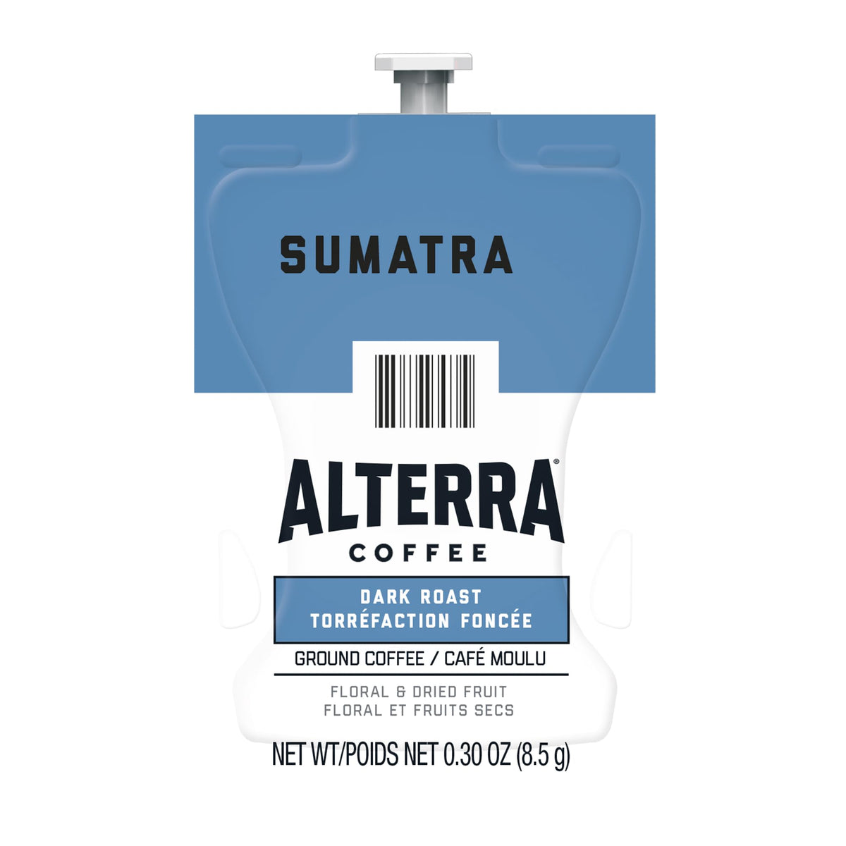Flavia Alterra Sumatra freshpack in door for a fresh single-serve cup.
