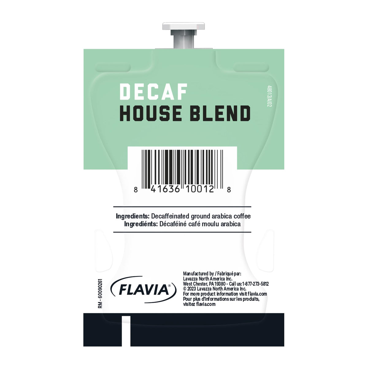 Flavia Arabica 100 Percent Fresh Ground Beans highlight quality and aroma.