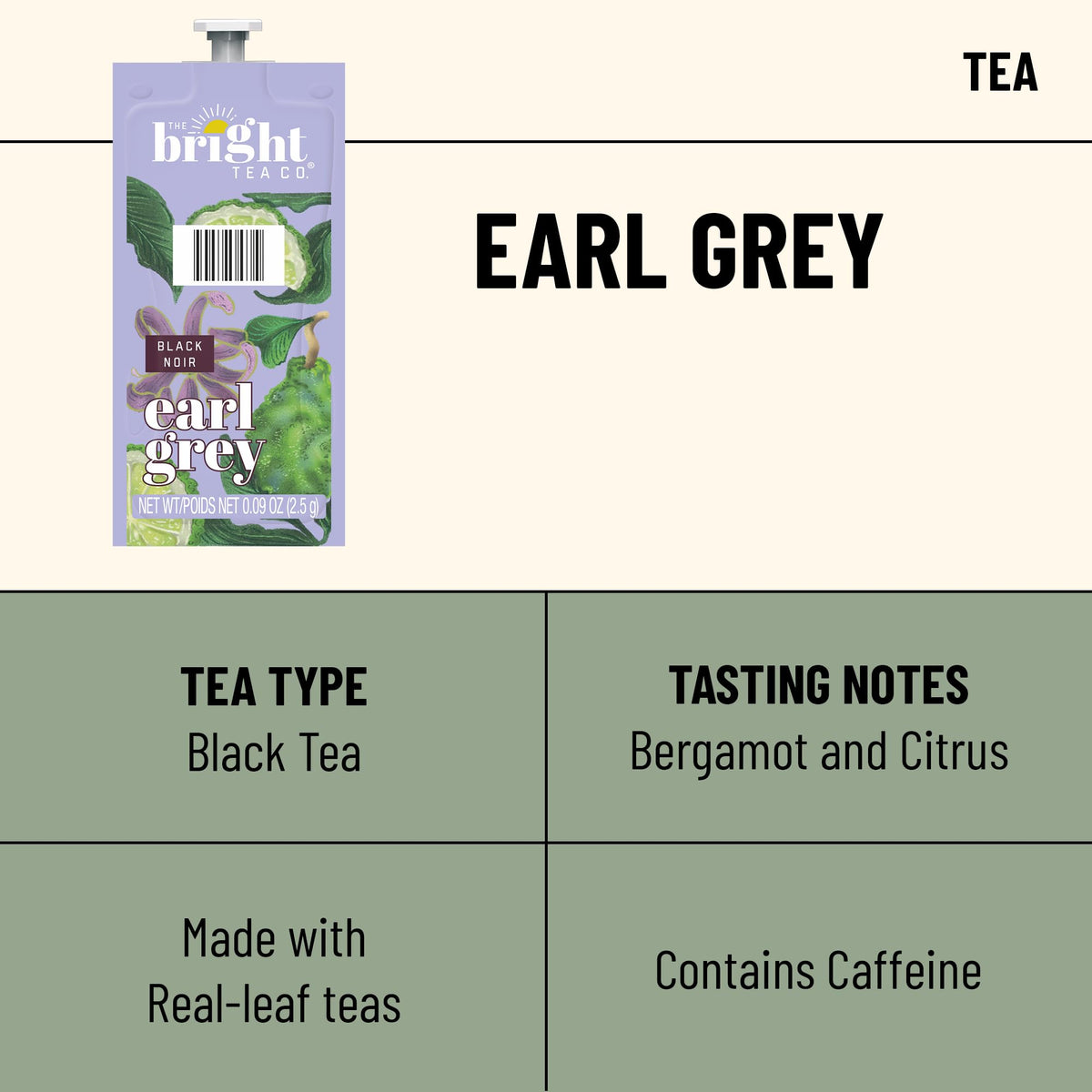 Flavia brewer compatible Freshpack delivers consistent flavor from Bright Tea Co.
