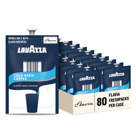 Flavia Lavazza cold brew freshpack pack for smooth flavor and no ice.