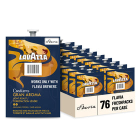 Flavia Lavazza Costiera Gran Aroma Freshpack pack ready for quick drip coffee