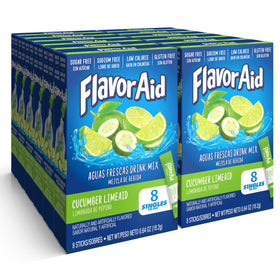 Flavor Aid Singles To Go Cucumber Lime bottle for on the go hydration
