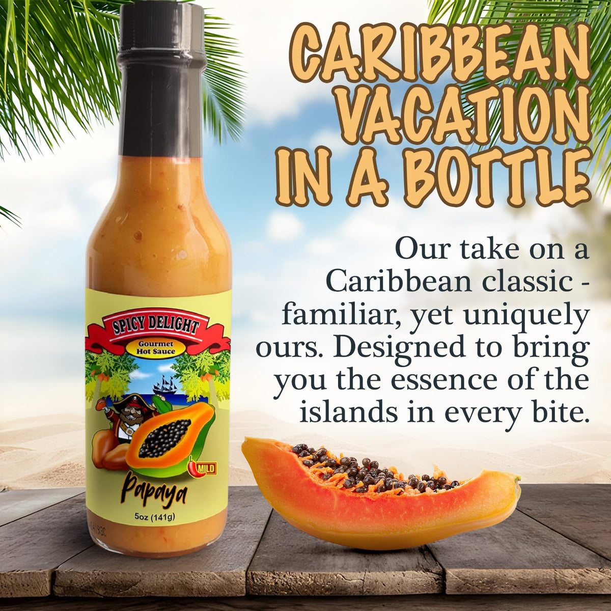 Flavor Pirate Spicy Delight bottle-pour showing smooth pour and balanced heat.