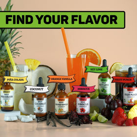Flavor Valley Key Lime Concentrate mixed into lemonade for refreshing balance.