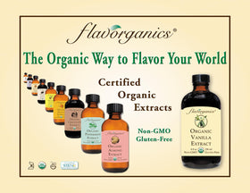 Flavorganics hazelnut extract drops infuse nutty aroma into coffee and pastries.