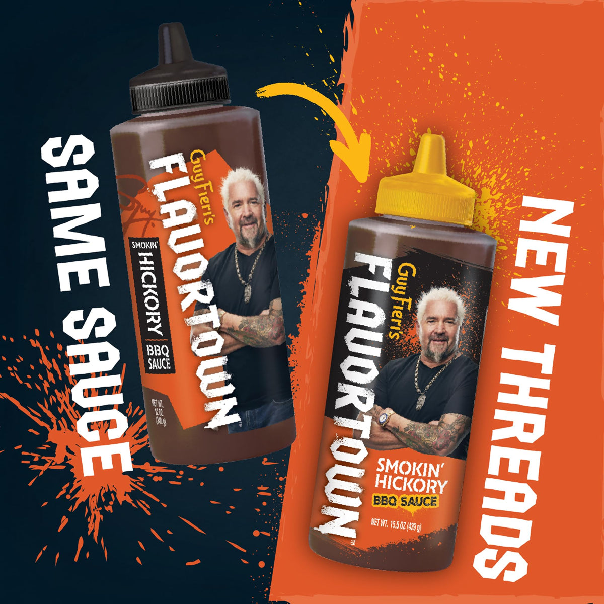 Flavortown BBQ sauce set on table with recipe ideas
