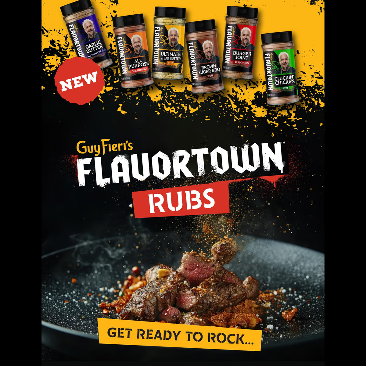 Two-pack convenience from Flavortown with Guy Fieri approved flavor