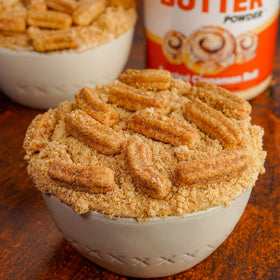 Included low-calorie recipe book with Flex Whey Cookie Butter Powder