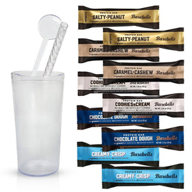 Flexfinity Barebells Salty Peanut bar in original packaging for on-the-go protein
