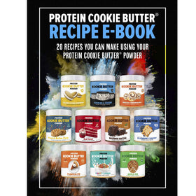 Flexible Dieting Lifestyle Whey Cookie Butter Cookies & Cream close-up glossy texture