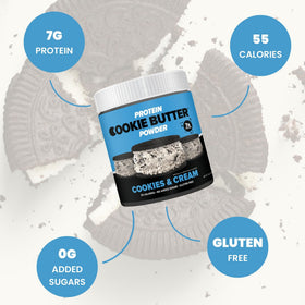 Flexible Dieting Lifestyle cookie butter label-front shows keto-friendly macros