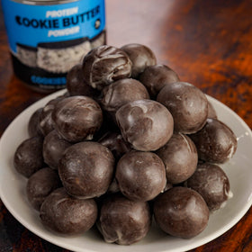 Flexible Dieting Lifestyle Cookie Butter powder in smoothies for protein boost