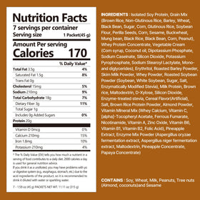 FLIMEAL Brown 17Grains shake crunch balls close-up highlighting texture