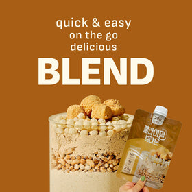 Eight-flavor display of FLIMEAL Brown 17Grains lineup for flavor variety