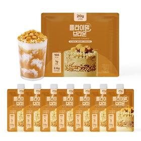 FLIMEAL Brown 17Grains shake packaging showing high-protein formula for on-the-go meals