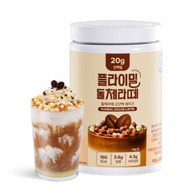 FLIMEAL Decaf Coffee Protein Shake bottle in Dolce Latte for on-the-go protein