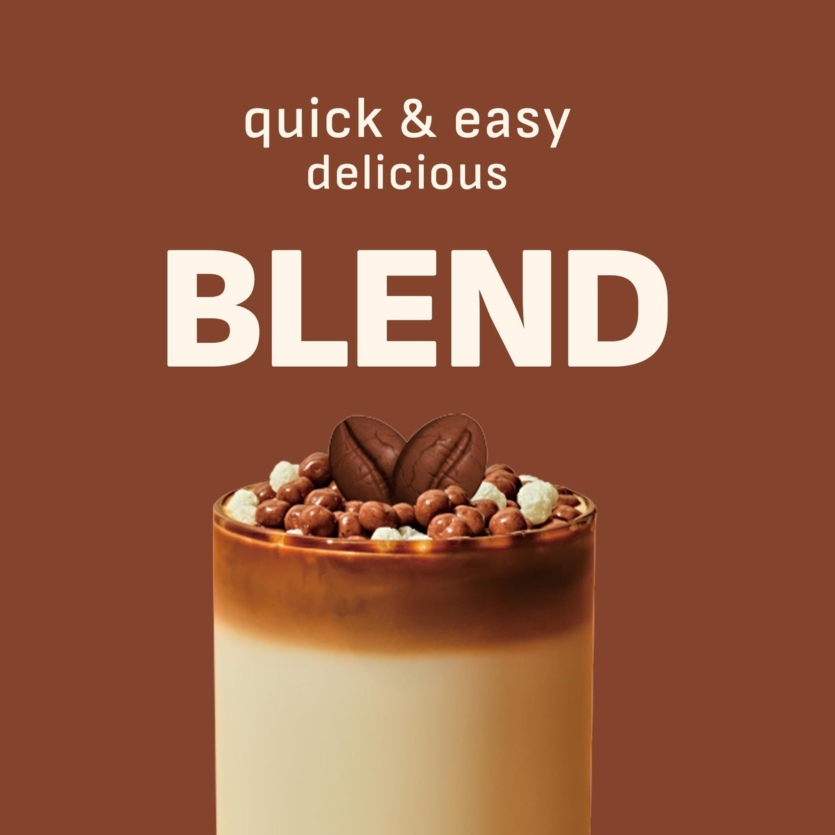 Serving cup of FLIMEAL Dolce Latte shows 20g protein per serving