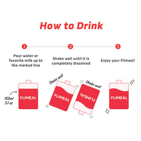 FLIMEAL versatile flavors help mix into smoothies or shakes