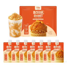 FLIMEAL peanut butter protein shake with crunchy balls for on-the-go protein