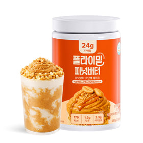 FLIMEAL Peanut Butter Protein Shake with crunchy balls for texture.