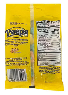 Flix Candy Peeps Gummies in convenient 3.75-ounce bags for easy sharing.