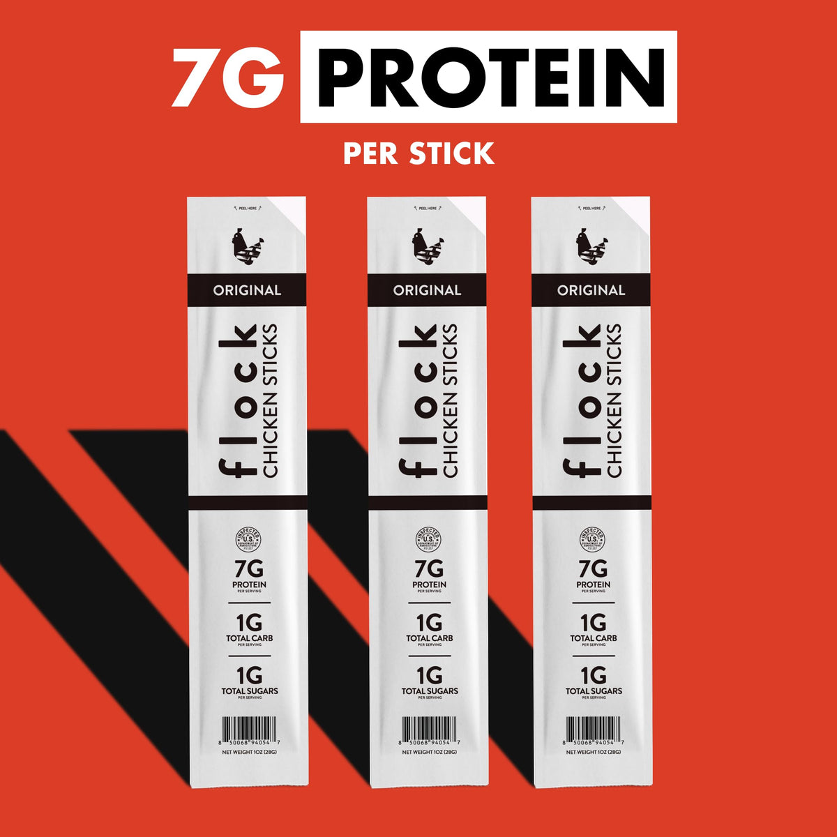 Flock chicken jerky sticks deliver bold flavor with clean protein