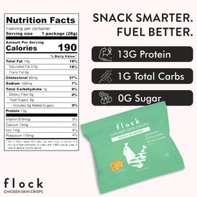 Flock high-protein keto snack on the go with serving-ready pack