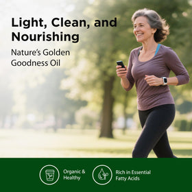 Flora Sunflower Oil drizzle over salad adds delicate flavor.