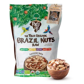 Floresta em Pé Brazil nuts raw and unsalted in a 32oz bag for convenient snacking