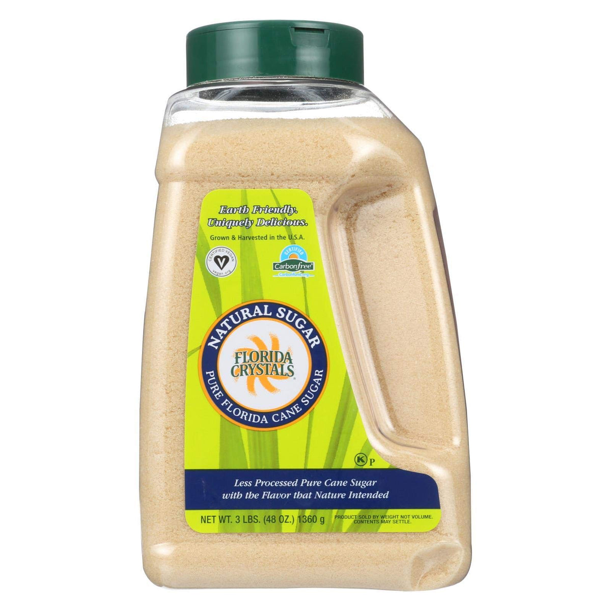Florida Crystals natural cane sugar jug for baking and beverages