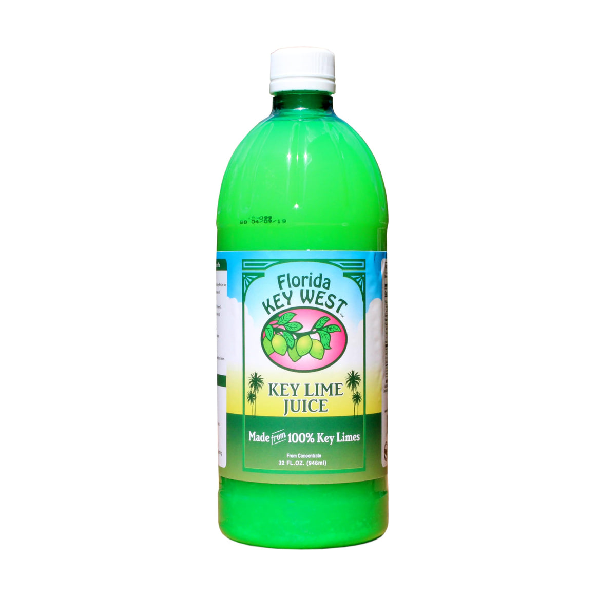 Florida Key West 32oz Key Lime Juice bottle highlights authentic Key lime flavor for pies and dressings