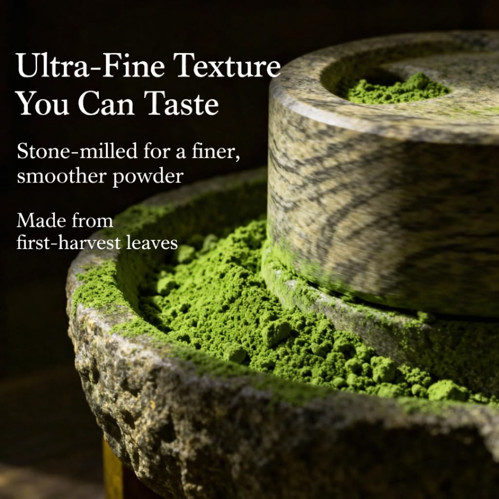 Florvay Matcha ceremonial bowl ready for traditional whisking and mindful sipping.