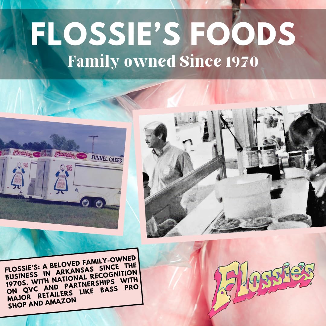 Flossie’s Cotton Candy served at a party table for guests
