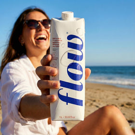 Flow Mineral Water electrolytes graphic underlines minerals for everyday hydration