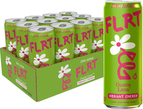 FLRT Energy Guava Lava bottle delivers tropical flavor for on-the-go refreshment.
