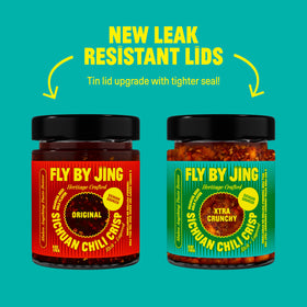 FLYBYJING duo pack on the counter ready for busy weeknights