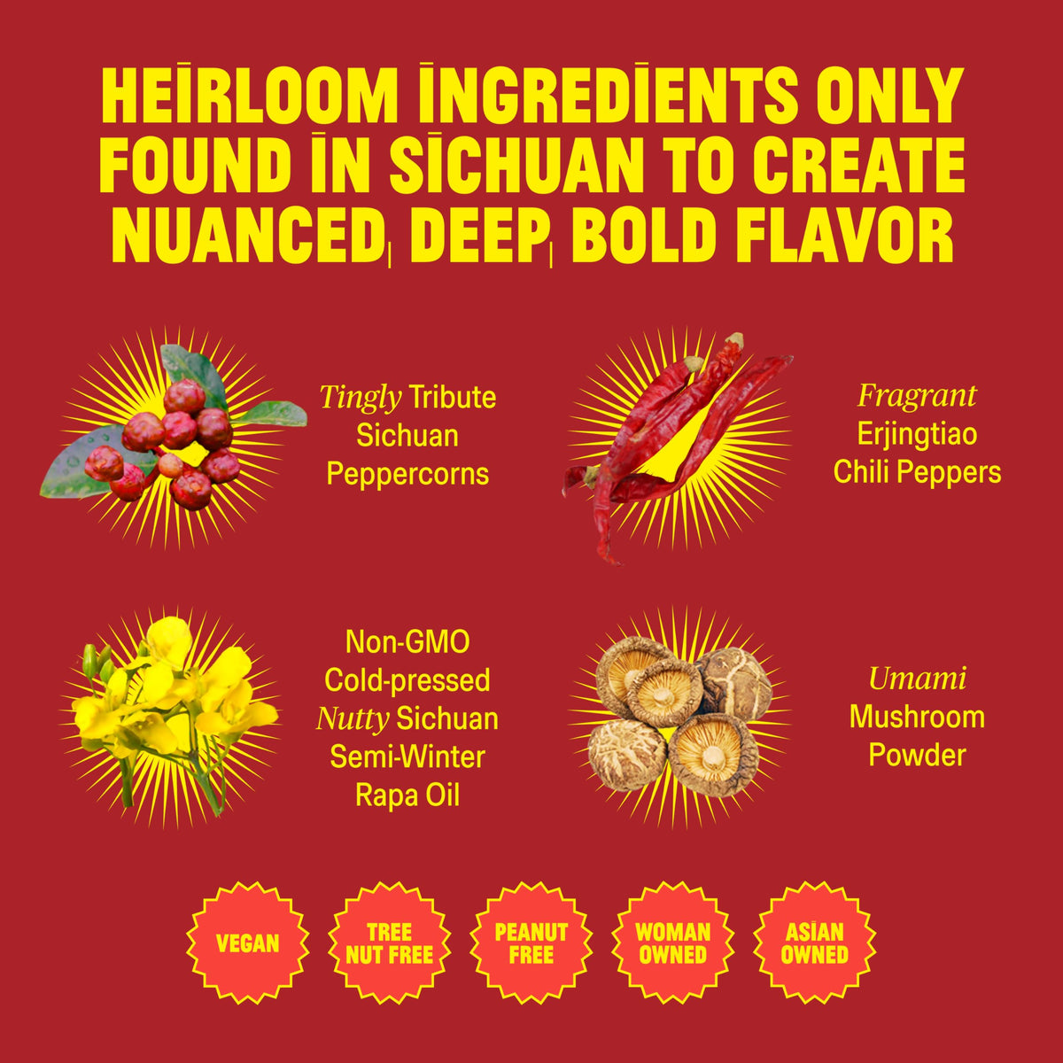Flybyjing chili sauce as a marinade for proteins and veggies.