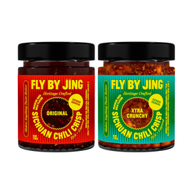 FLYBYJING Original Sichuan Chili Crisp bottle ready to elevate noodles and bowls