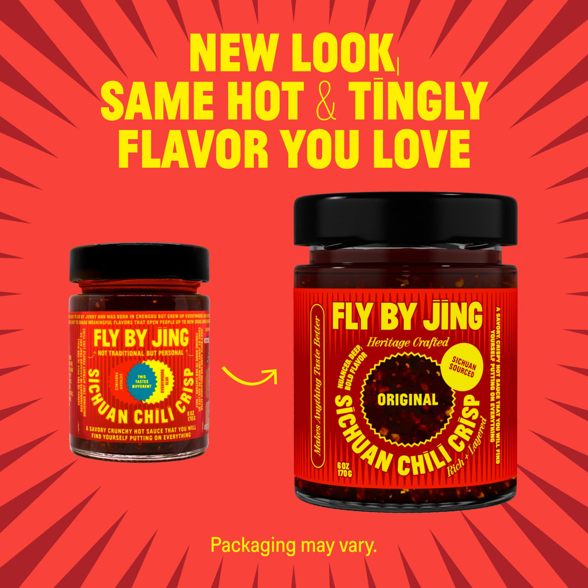 FlyByJing two-pack highlights convenient pantry staple for busy cooks.