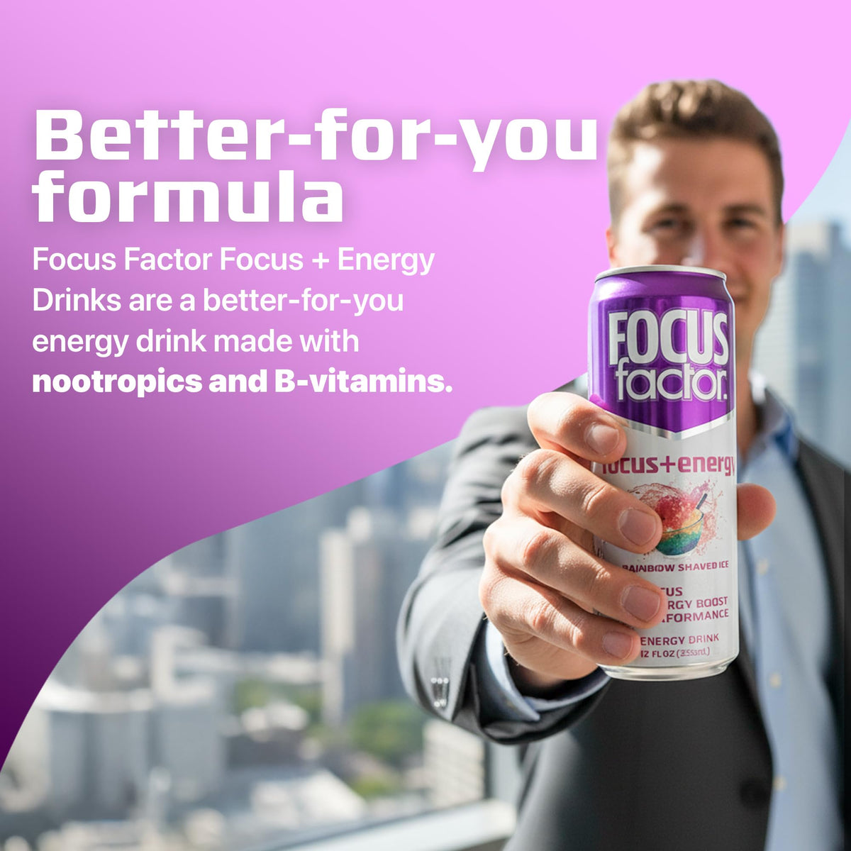 Focus Factor Energy morning routine can keeps you energized through classes and meetings