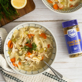 Fody Chicken Soup Base ingredient list showcases simple gut-friendly components.