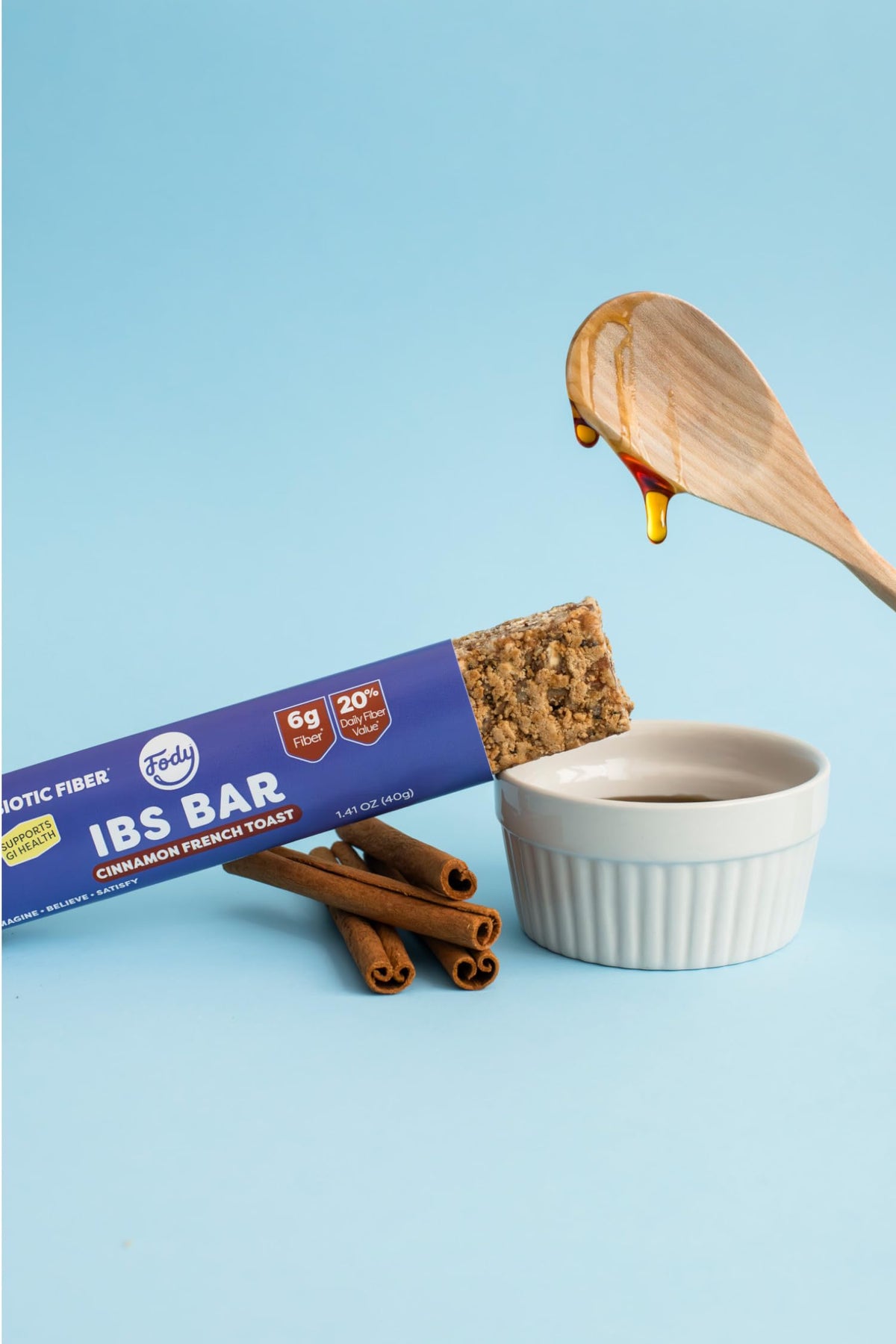 Fody Cinnamon French Toast Bars with pecans; texture and flavor visible
