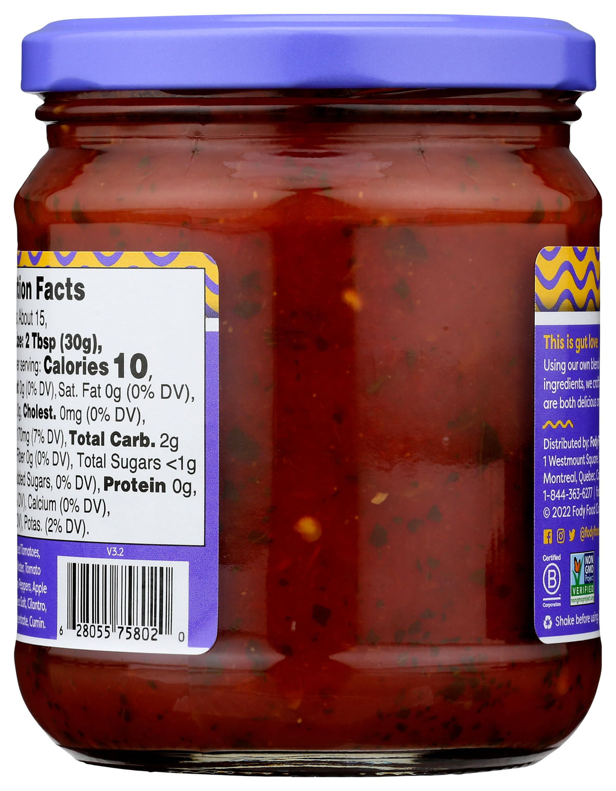 Fody Mild Salsa serving in a bowl, ideal as a dip or topping.