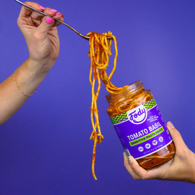 Fody Tomato Basil sauce label notes Low FODMAP certification
