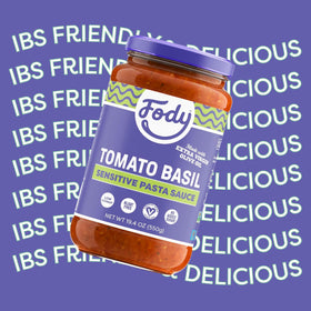 Fody Tomato Basil sauce pour demonstrates easy, ready-to-use base