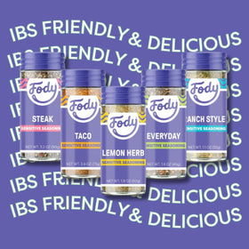 Fody vegan seasoning blend for plant-based dinners.