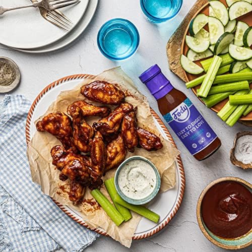 Fody BBQ Sauce label close-up — onion-free, garlic-free flavor enhancer.