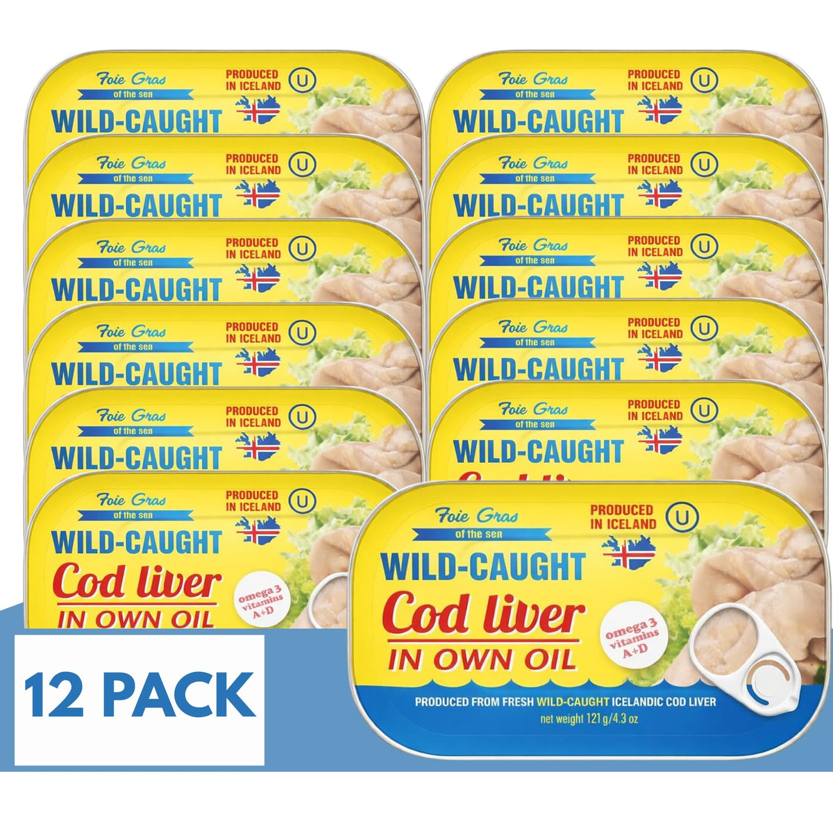 Opened can reveals silky texture ideal for quick meals